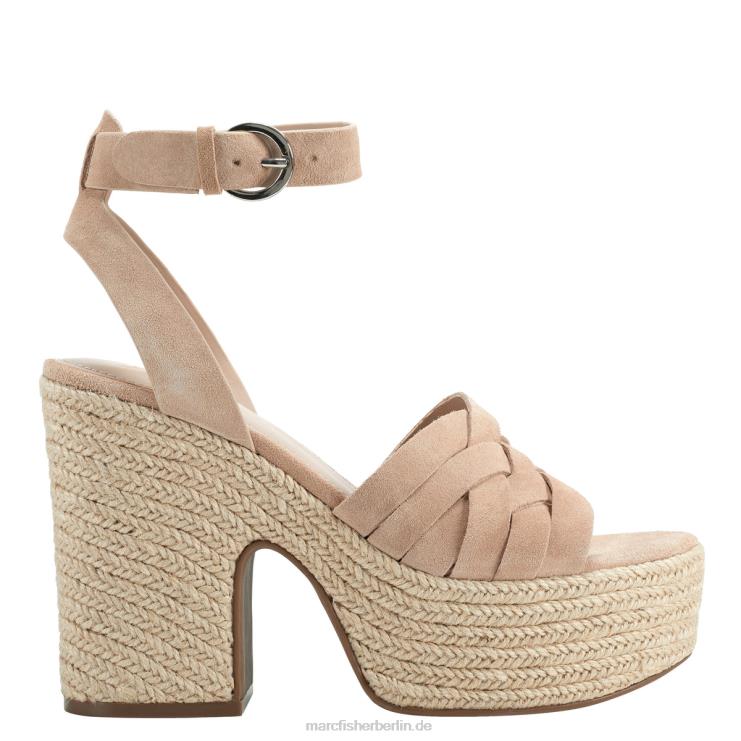 de Marc Fisher Frauen Espadrille-Plateausandale aus Haferflocken natürlich 868L8194