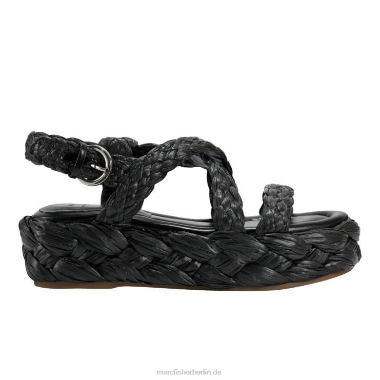 de Marc Fisher Frauen Genie Espadrille-Sandale Schwarz 868L8204