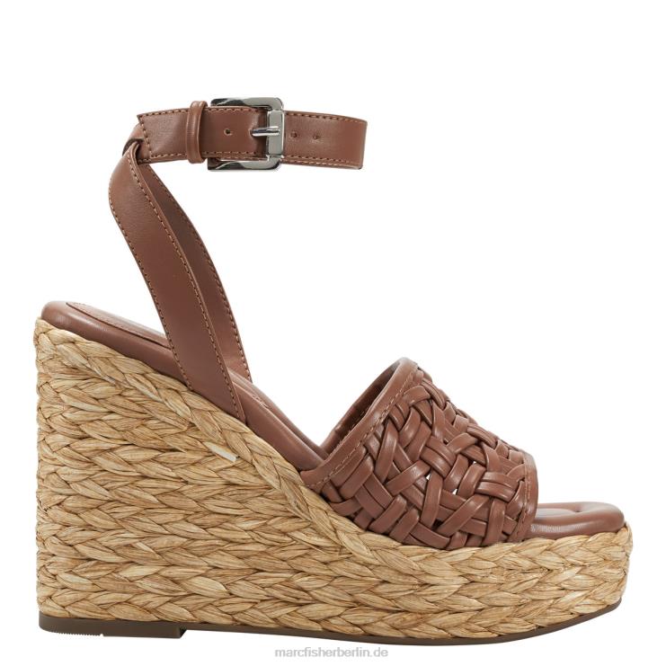 de Marc Fisher Frauen Godina Espadrille-Keilsandale dunkel natürlich 868L8242