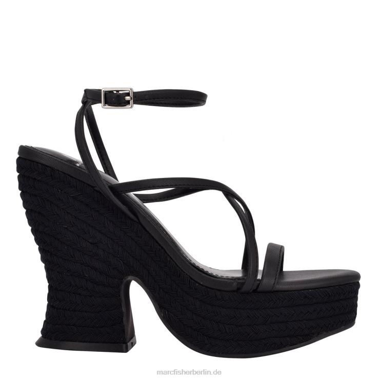 de Marc Fisher Frauen Holen Sie sich Espadrille-Sandalen mit Absatz Schwarz 868L8265