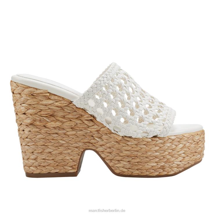 de Marc Fisher Frauen Hollis Espadrille-Plateausandale Elfenbein 868L8208