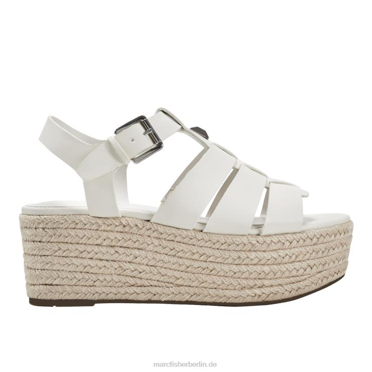 de Marc Fisher Frauen Jenila Espadrille-Sandalen Elfenbein 868L8235