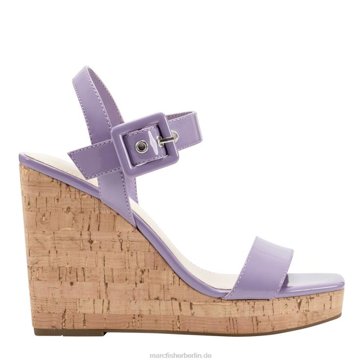 de Marc Fisher Frauen Lukey Keilsandale Lavendelpatent 868L8263