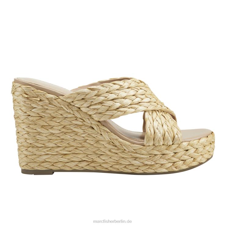de Marc Fisher Frauen Lynn Espadrille-Keilsandale leicht natürlich 868L8197