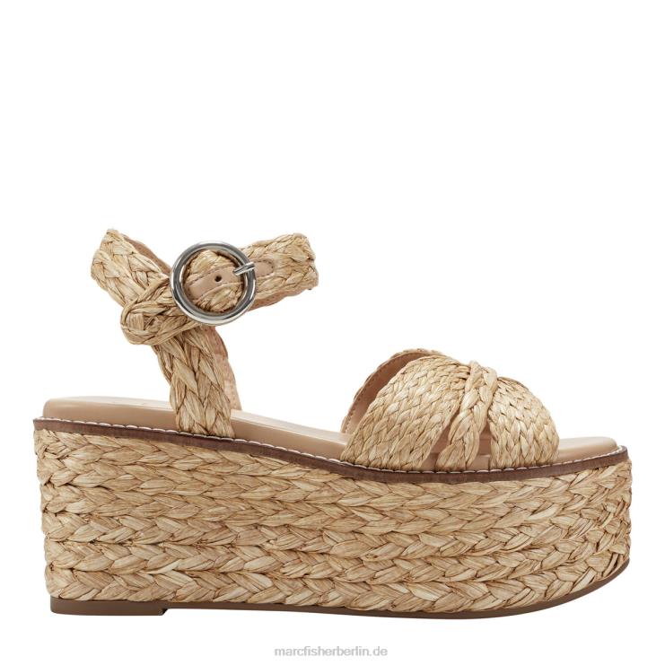 de Marc Fisher Frauen Naydine Espadrille-Sandale mit Knöchelriemen natürlich 868L8214