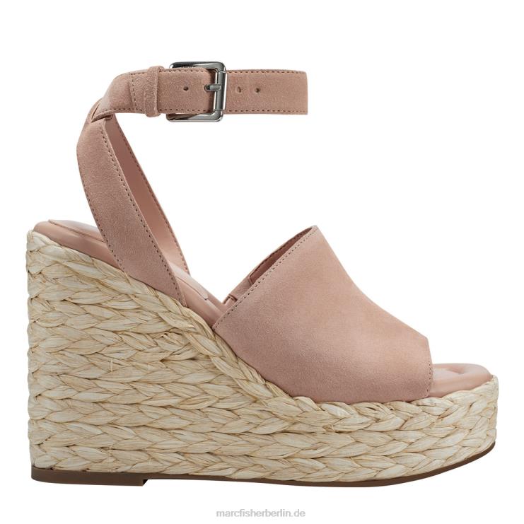 de Marc Fisher Frauen Nelly Espadrille-Keilsandale hellrosa Wildleder 868L8222