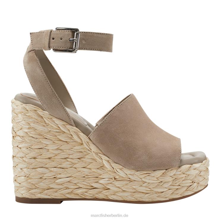 de Marc Fisher Frauen Nelly Espadrille-Keilsandale natürliches Wildleder 868L8202