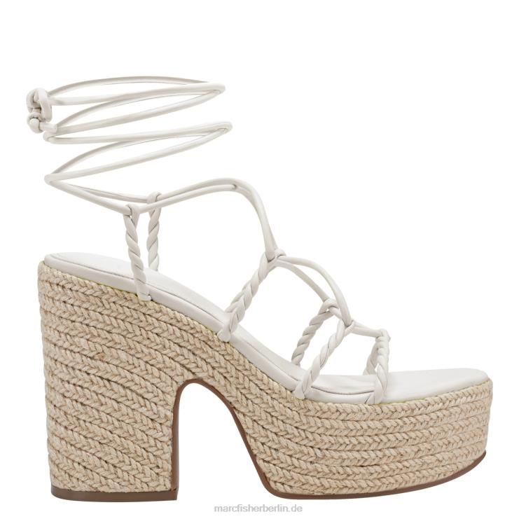 de Marc Fisher Frauen Oliver Espadrille-Plateausandale Elfenbein 868L8198