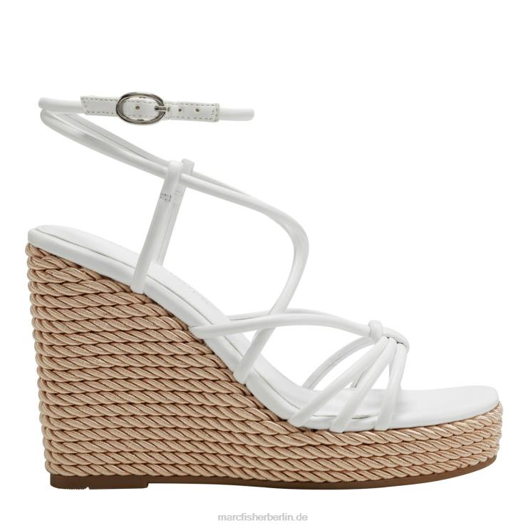 de Marc Fisher Frauen Riemchen-Espadrille-Keilsandale von Zarah Weiss 868L8219