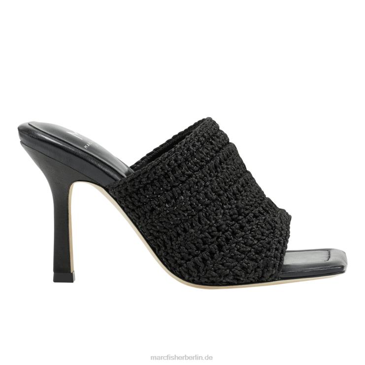 de Marc Fisher Frauen Dako-Pantoletten mit Absatz Schwarz 868L8467