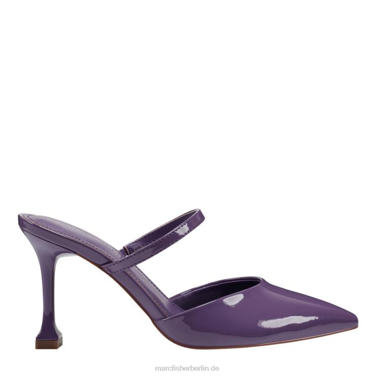 de Marc Fisher Frauen Hadais-Pantoletten mit Absatz lila Patent 868L8500