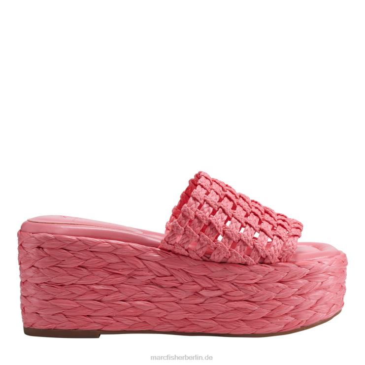 de Marc Fisher Frauen Priya Espadrille-Plateau-Slide-Sandale Koralle 868L8256
