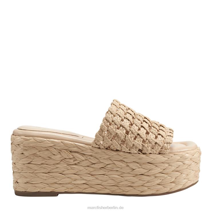 de Marc Fisher Frauen Priya Espadrille-Plateau-Slide-Sandale natürlich 868L8252