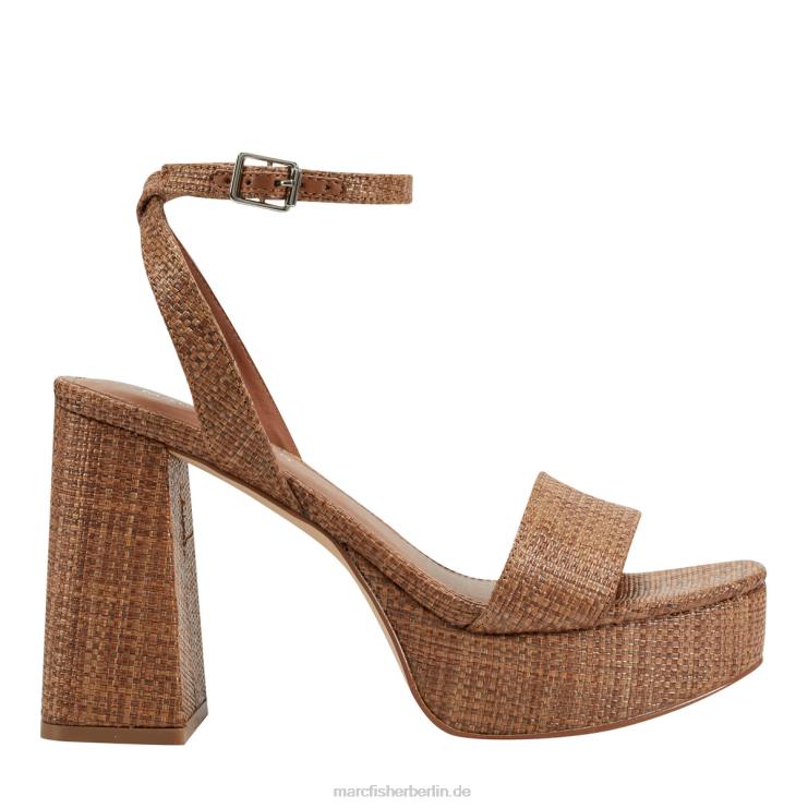 de Marc Fisher Frauen Sadel-Plateausandale Cognac 868L8552