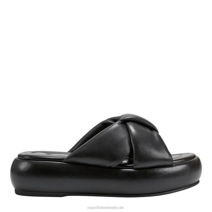 de Marc Fisher Frauen Vayle Plateau-Slide-Sandale Schwarz 868L8553