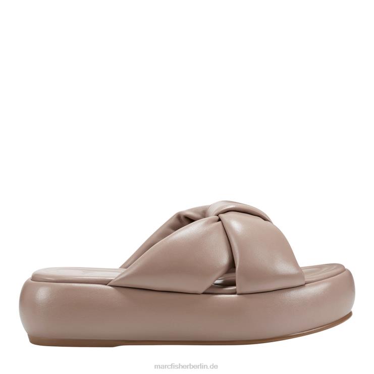 de Marc Fisher Frauen Vayle Plateau-Slide-Sandale Taupe 868L8554