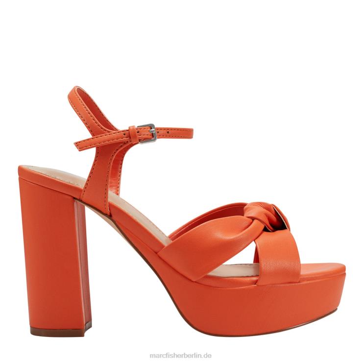 de Marc Fisher Frauen deren Plateausandale Mandarine-Orange 868L8577