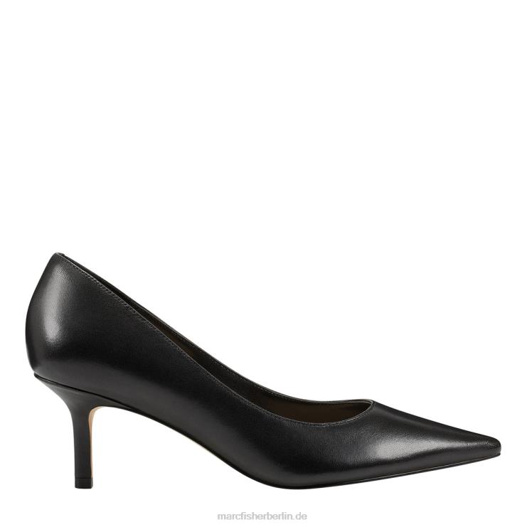 de Marc Fisher Frauen Alola-Pumpe schwarzes Leder 868L8606