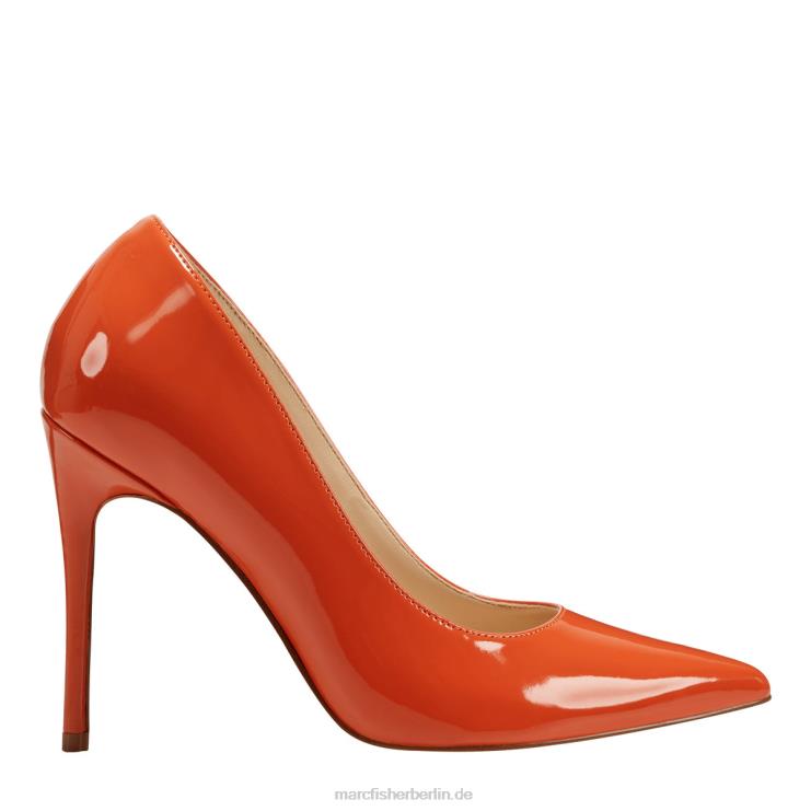 de Marc Fisher Frauen Codie-Pumpe Orangefarbenes Patent 868L8642