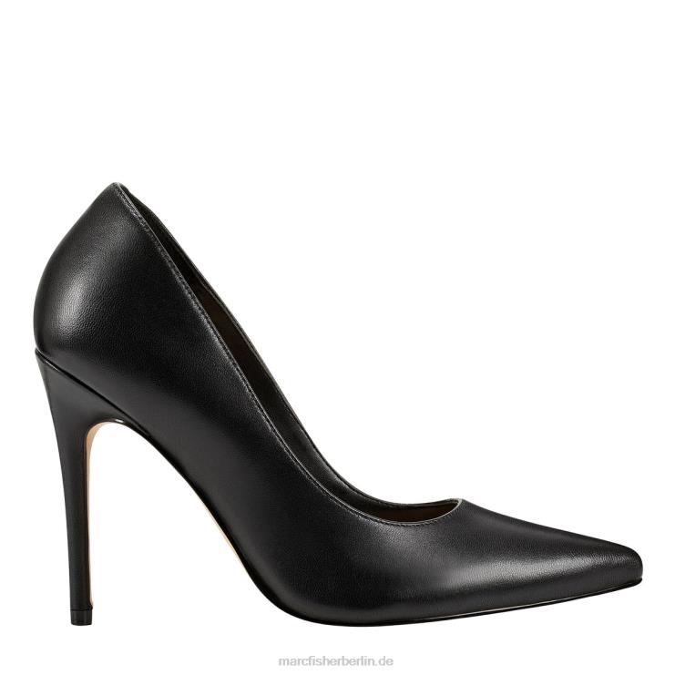 de Marc Fisher Frauen Codie-Pumpe schwarzes Leder 868L8607