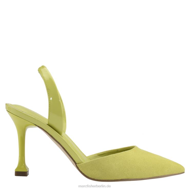 de Marc Fisher Frauen Hadya Slingback-Pumpe gelbes Wildleder 868L8669