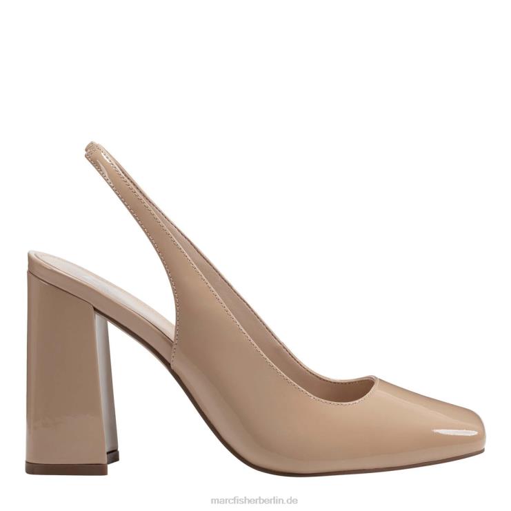 de Marc Fisher Frauen Onna Slingback-Absatz Naturpatent 868L8388