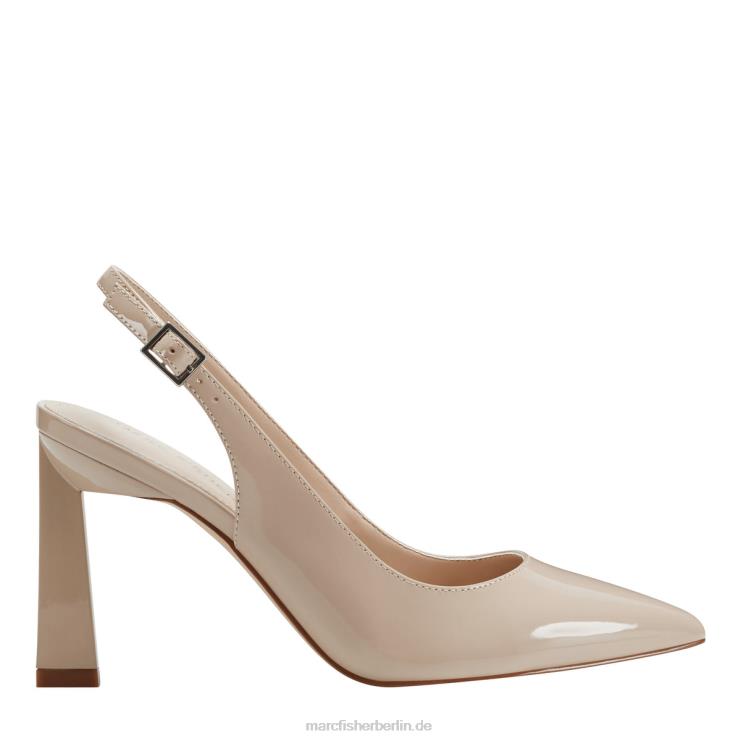 de Marc Fisher Frauen Sannek Slingback-Pumpe Elfenbeinpatent 868L8651