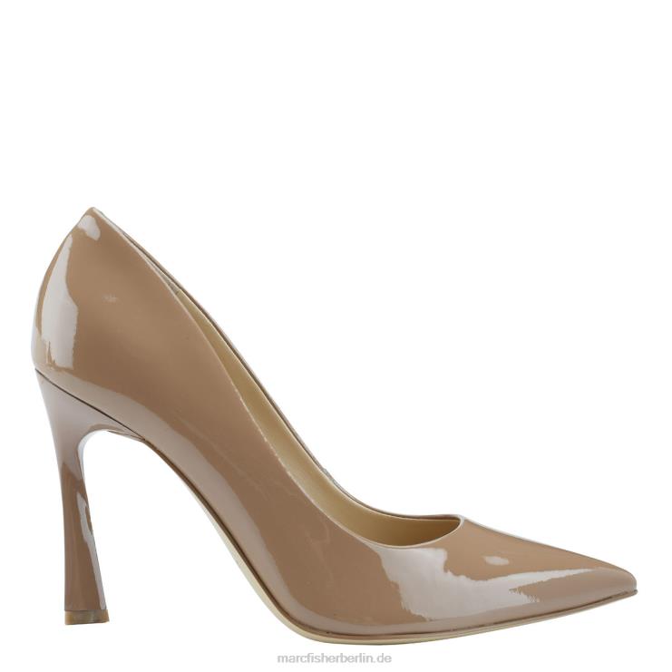 de Marc Fisher Frauen Sassie-Pumps mit Absatz natürliches Lackleder 868L8626