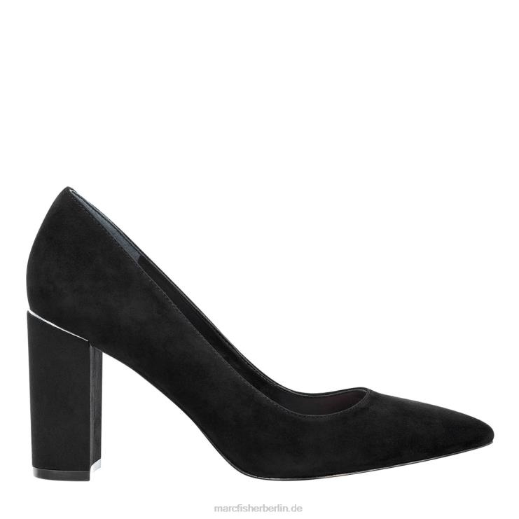 de Marc Fisher Frauen Viviene-Pumpe schwarzes Wildleder 868L8679