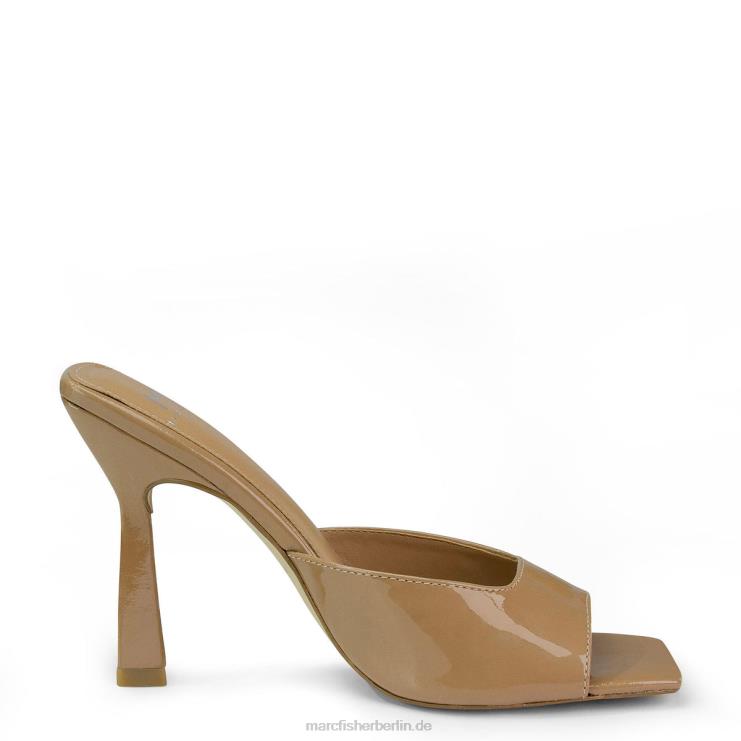 de Marc Fisher Frauen Baber-Slide-Sandale mit Absatz Nacktpatent 868L8515