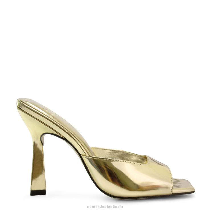 de Marc Fisher Frauen Baber-Slide-Sandale mit Absatz gold schillernd 868L8511