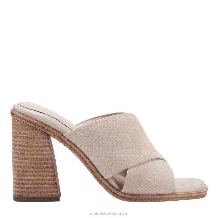 de Marc Fisher Frauen Barli-Slide-Sandale mit Absatz natürliches Wildleder 868L8472