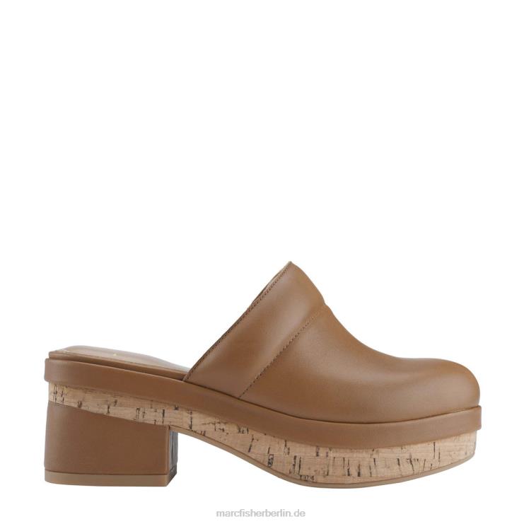 de Marc Fisher Frauen Beckett Clog braunes Leder 868L8540