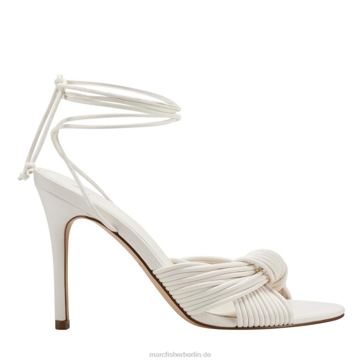 de Marc Fisher Frauen Brista Ankle Wrap Sandale mit Absatz Elfenbein 868L8362