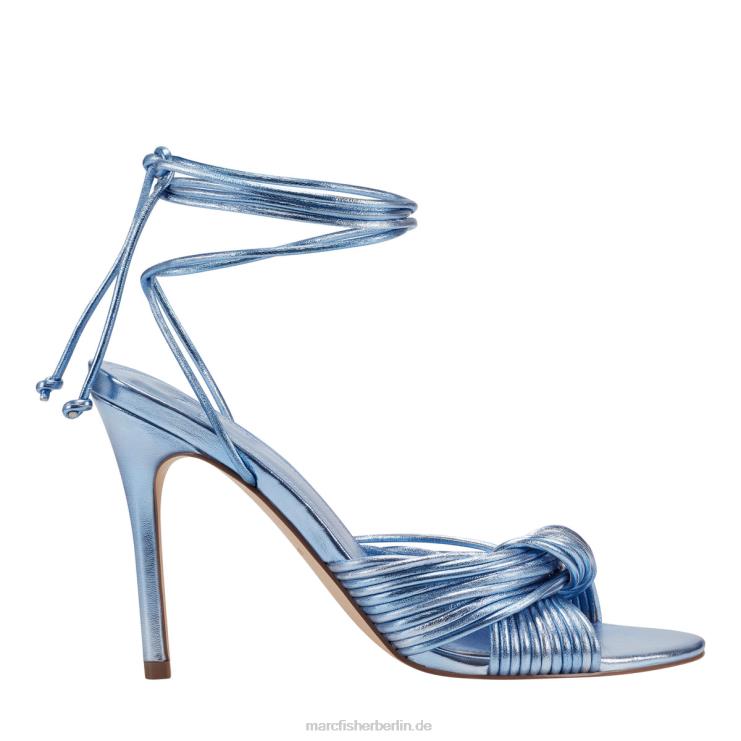 de Marc Fisher Frauen Brista Ankle Wrap Sandale mit Absatz hellblau 868L8364