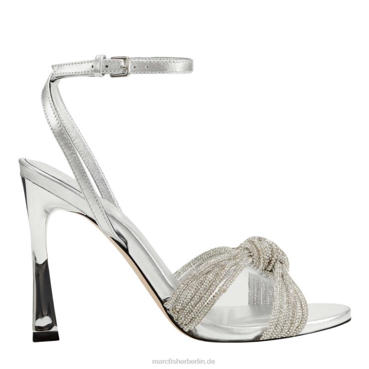de Marc Fisher Frauen Canellie-Sandale mit Absatz Silberkristall 868L8396