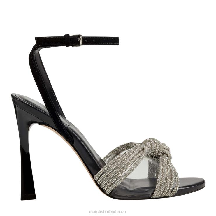 de Marc Fisher Frauen Canellie-Sandale mit Absatz schwarzer Kristall 868L8399