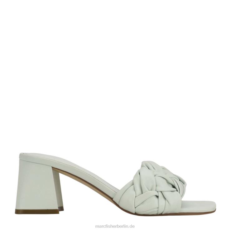 de Marc Fisher Frauen Cerita Slip-on-Sandale mit Blockabsatz helles mintfarbenes Leder 868L8526