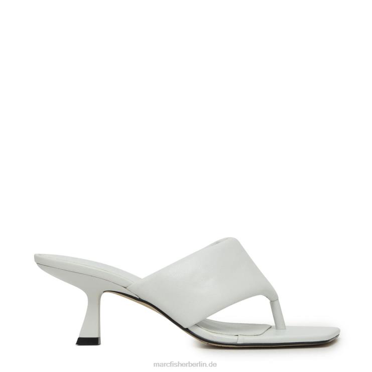 de Marc Fisher Frauen Cici-Sandale mit Absatz weißes Leder 868L8531