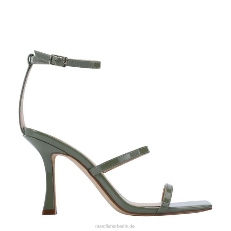de Marc Fisher Frauen Dalida Sandale mit Absatz Olivenpatent 868L8393