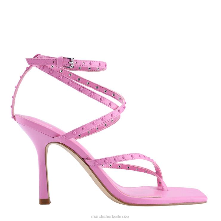 de Marc Fisher Frauen Dallin Riemchensandale mit Absatz rosa Leder 868L8421