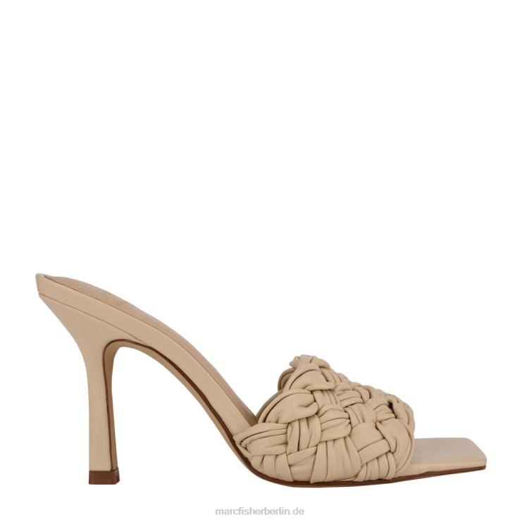 de Marc Fisher Frauen Draya-Slipper mit eckiger Zehenpartie Naturleder 868L8541