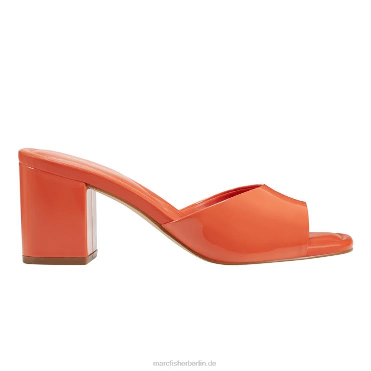 de Marc Fisher Frauen Fynn-Sandale mit Blockabsatz orange 868L8479