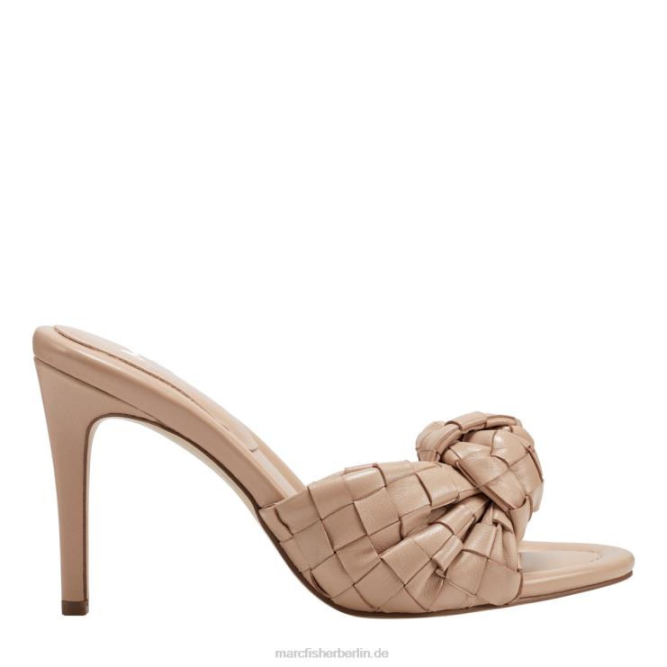 de Marc Fisher Frauen Janna-Slide-Sandale mit Absatz helles Sandleder 868L8458