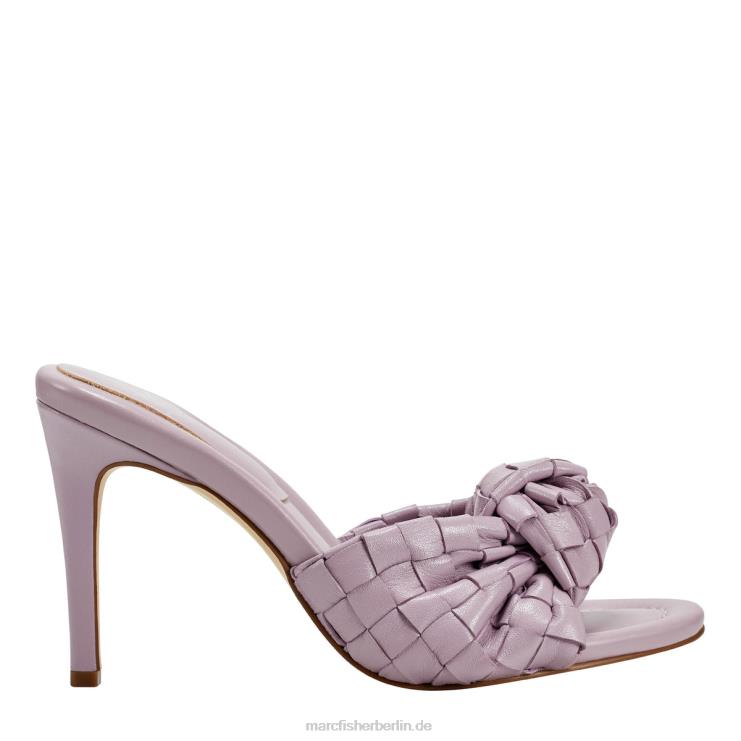 de Marc Fisher Frauen Janna-Slide-Sandale mit Absatz helllila Leder 868L8489
