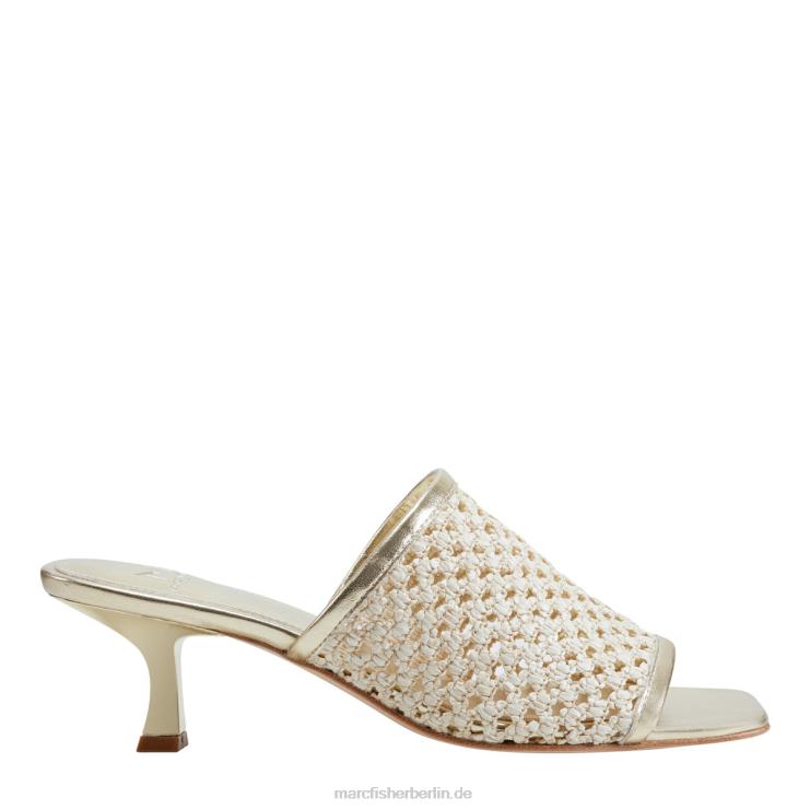 de Marc Fisher Frauen Juliette-Sandale mit Absatz Gold 868L8491