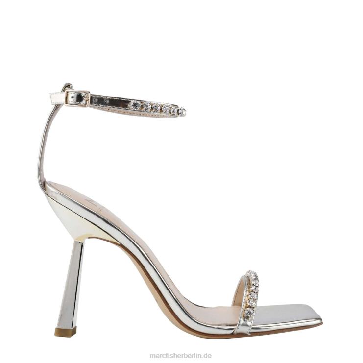 de Marc Fisher Frauen Karima-Sandalen mit Absatz Goldmetallic 868L8414
