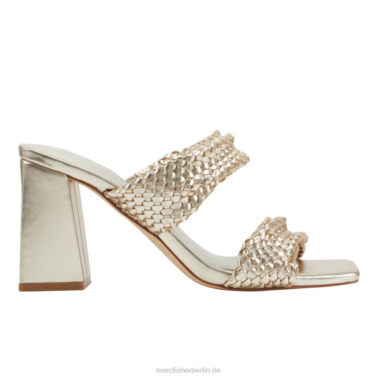 de Marc Fisher Frauen Maßgeschneiderte elegante Sandalen von eloria gold schillernd 868L8366