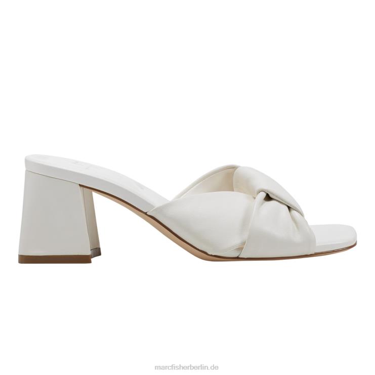 de Marc Fisher Frauen Sandale „Calia“ mit Blockabsatz Elfenbein 868L8463