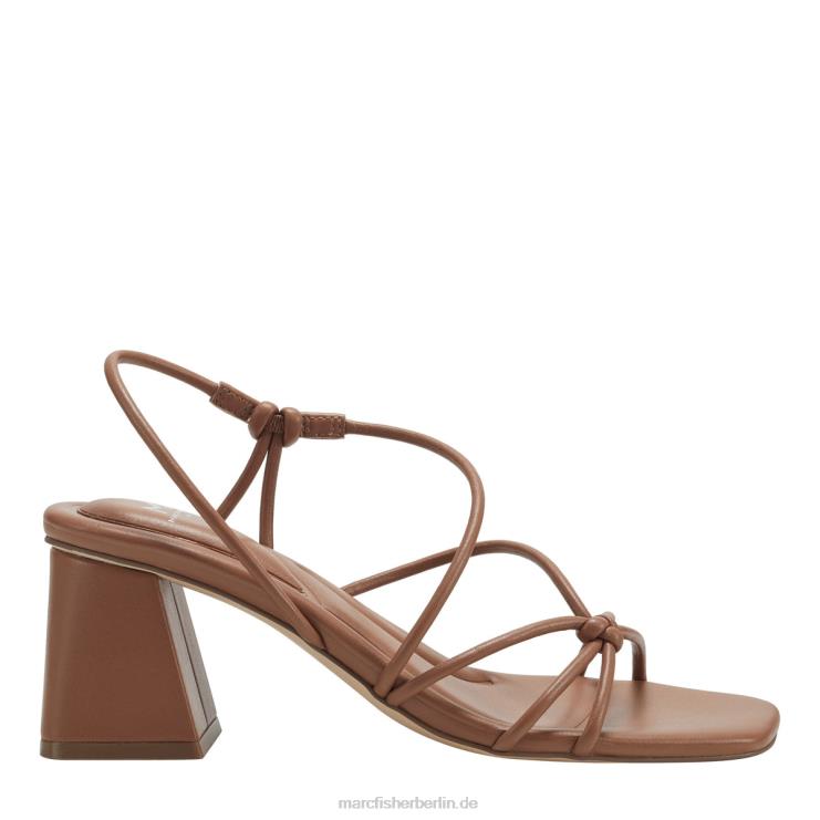 de Marc Fisher Frauen Sandale „Calynda“ mit Blockabsatz Gepäck braun 868L8359